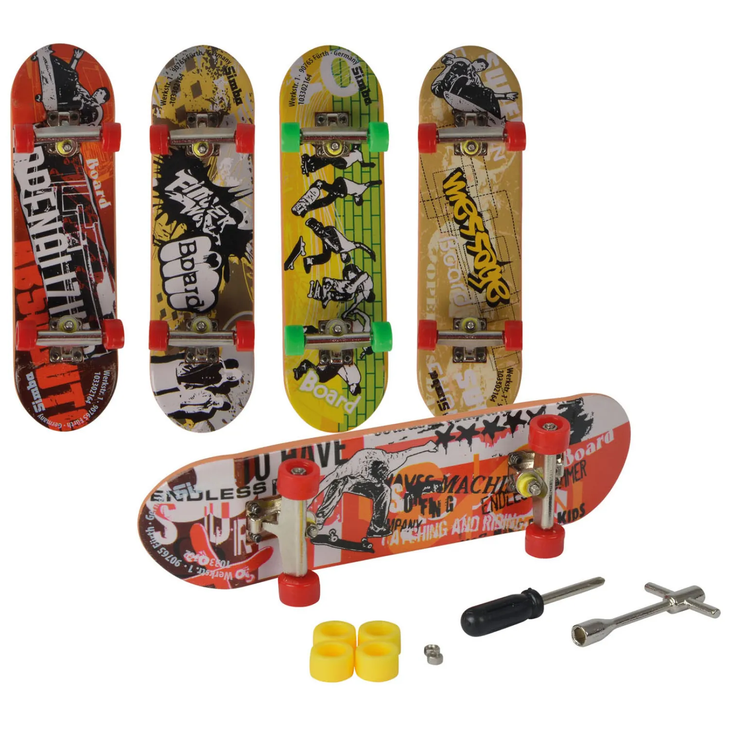 Simba Vinger Skateboard X-Treme Kleur met Accessoires Outlet
