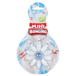 Vingerbowling Spel met 10 Kegels en Knikker, 11dlg. Clearance