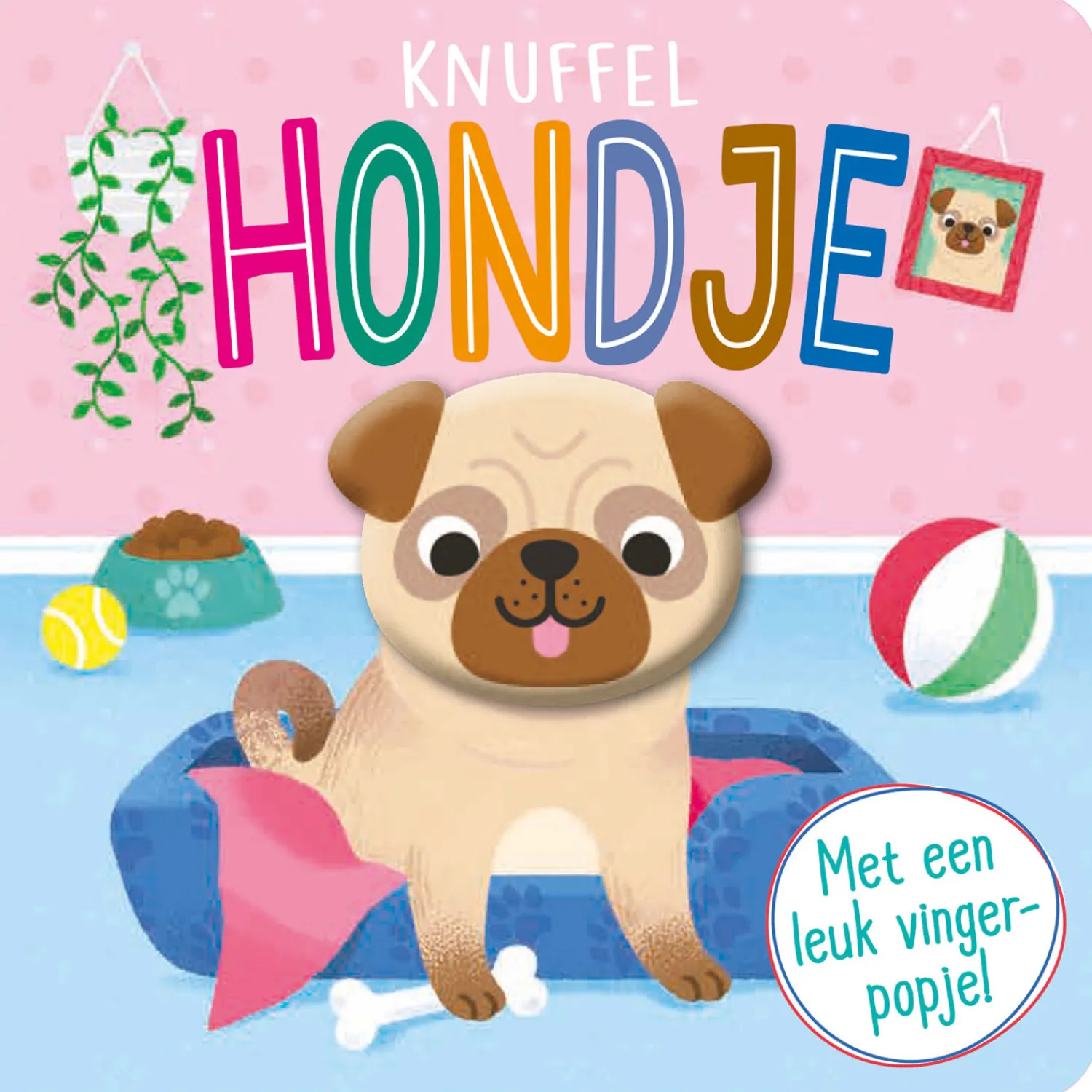 Vingerpopboekje - Knuffel Hondje New