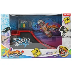 Vingerskateboard of BMX Fiets met Skatebaan-Toi-Toys Best