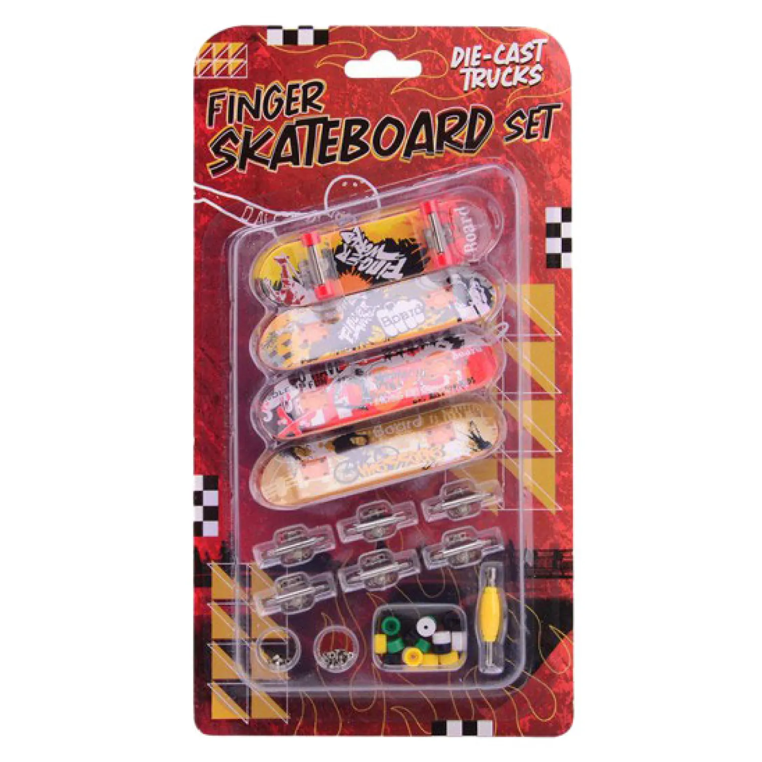 Vingerskateboard Set, 4dlg.-Johntoy Sale