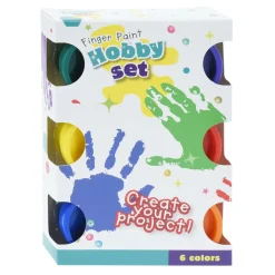 Vingerverfset 30ml, 6dlg.- Discount