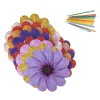 Vlechtbloemen met Borduurnaald 11,5cm - 16st.> New