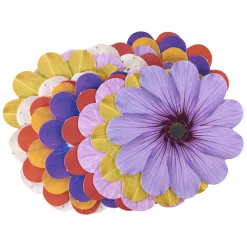 Vlechtbloemen met Borduurnaald 11,5cm - 16st.> New