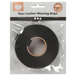 Creativ Company Vlechtstroken Zwart, 9,5m Sale