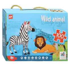 Vloerpuzzel Wilde Dieren, 100st. Best