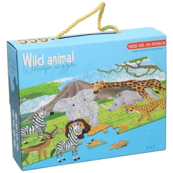 Vloerpuzzel Wilde Dieren, 100st. Best