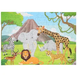 Vloerpuzzel Wilde Dieren, 100st. Best