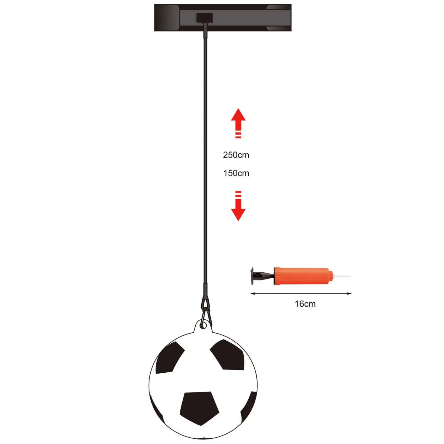 Voetbaltrainer aan Koord- New