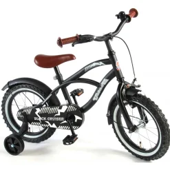 Black Cruiser Fiets - 14 inch - Zwart-Volare