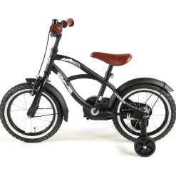 Black Cruiser Fiets - 14 inch - Zwart-Volare