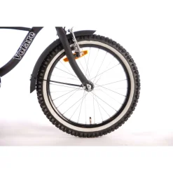 Black Cruiser Fiets - 18 inch - Zwart-Volare