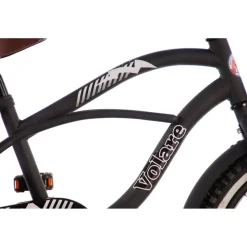 Black Cruiser Fiets - 18 inch - Zwart-Volare