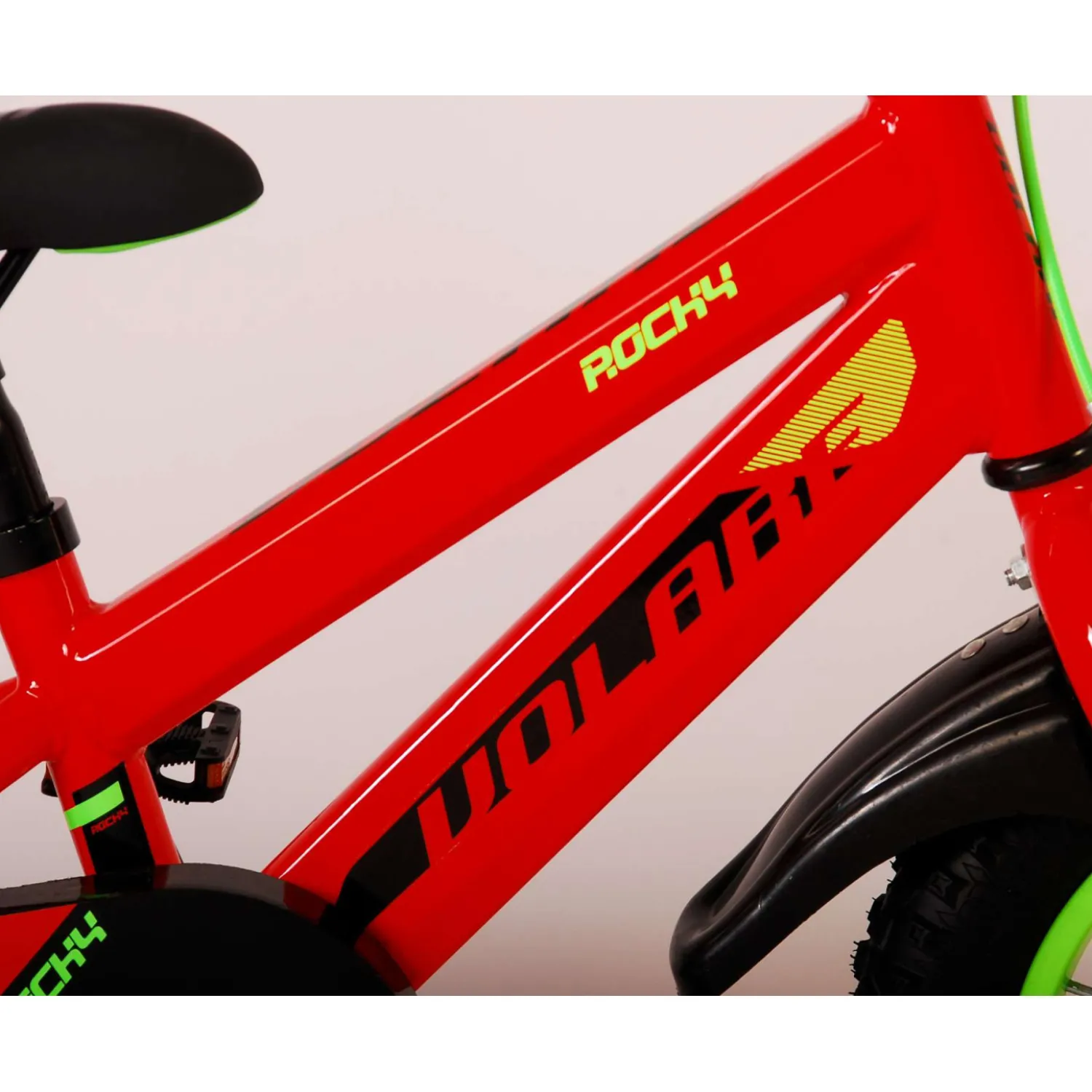 Volare Rocky Fiets - 12 inch - Rood- Best
