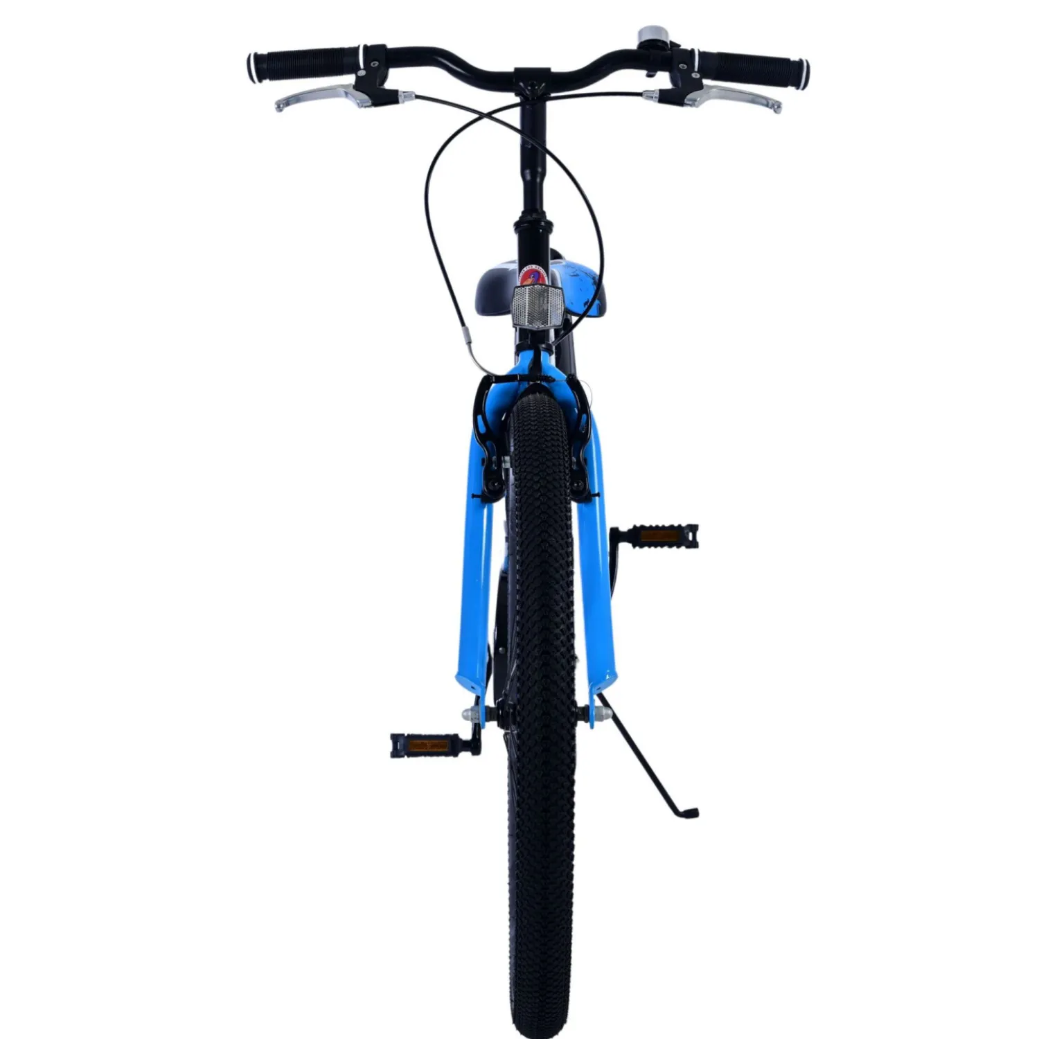 Volare Sportivo Fiets - 24" - Zwart Blauw - Twee Handremmen
