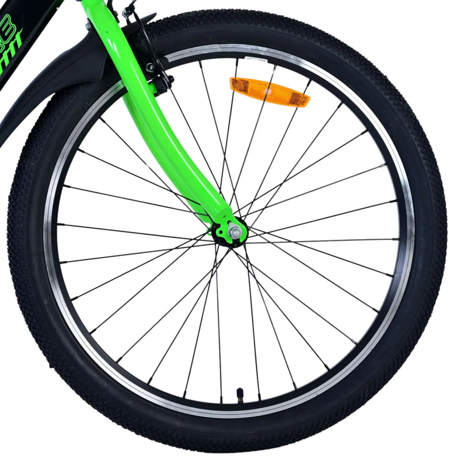Volare Sportivo Fiets - 24 inch - Zwart Groen Outlet