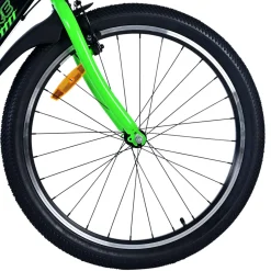 Volare Sportivo Fiets - 24 inch - 7 Speed - Zwart Groen Clearance