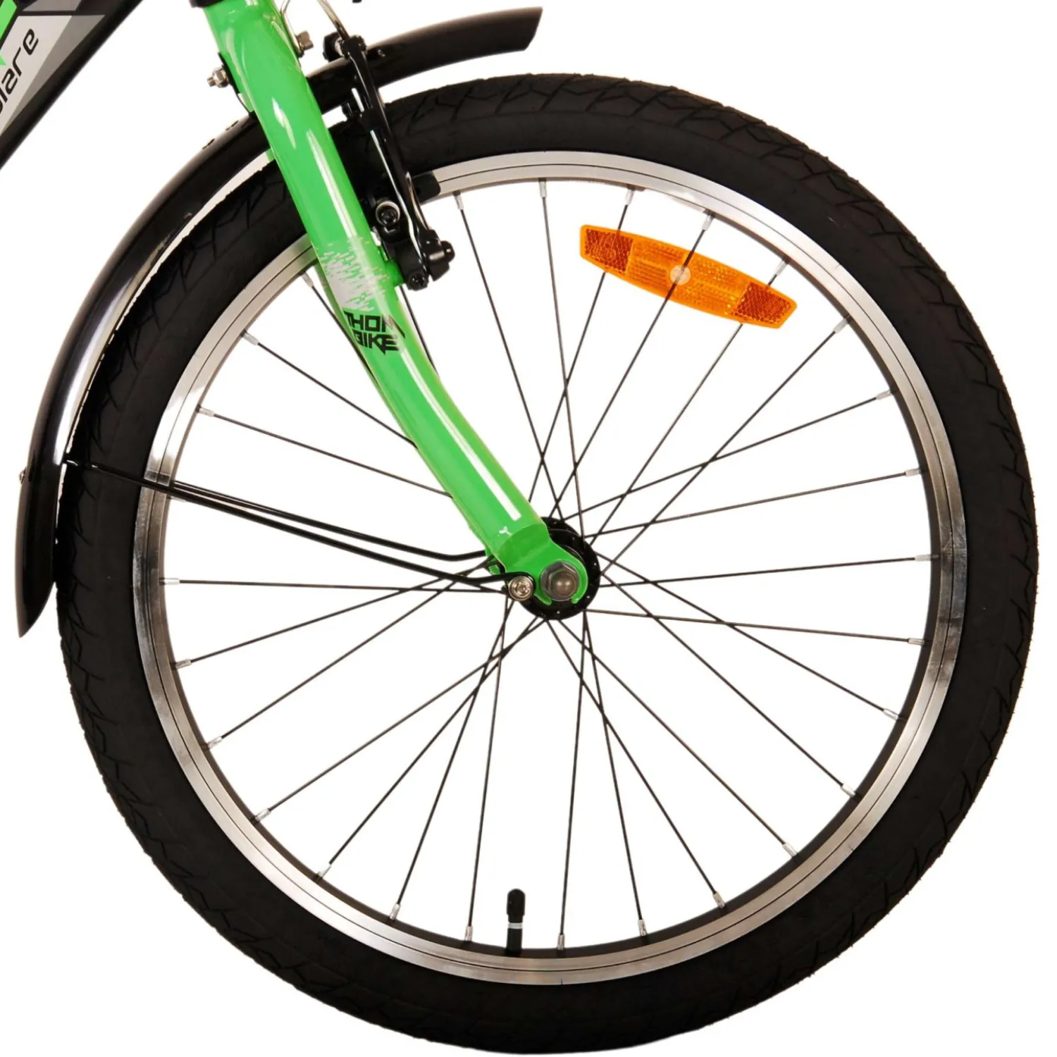 Volare Thombike Fiets - 20 inch - Zwart Groen Clearance