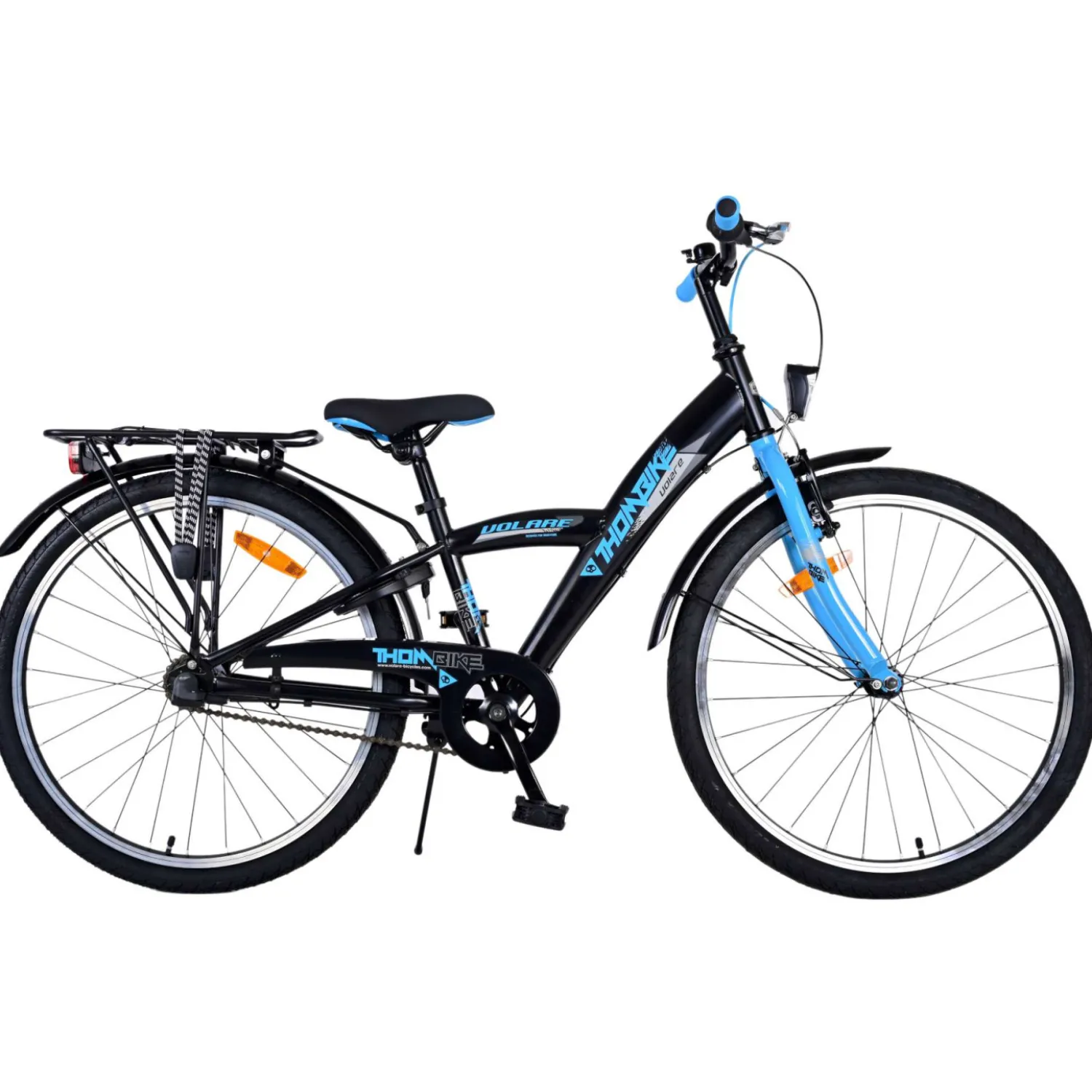 Volare Thombike Fiets - 24 inch - Zwart Blauw -- Best