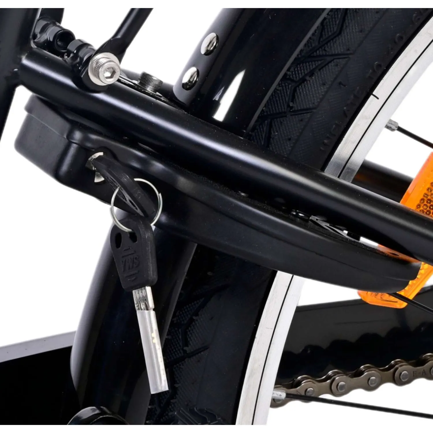 Volare Thombike Fiets - 24 inch - Zwart Blauw -- Best