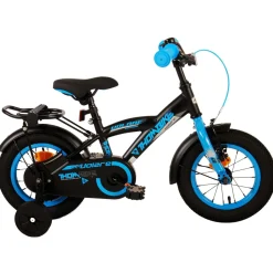 Volare Thombike Fiets - 12 inch - Zwart Blauw- Sale