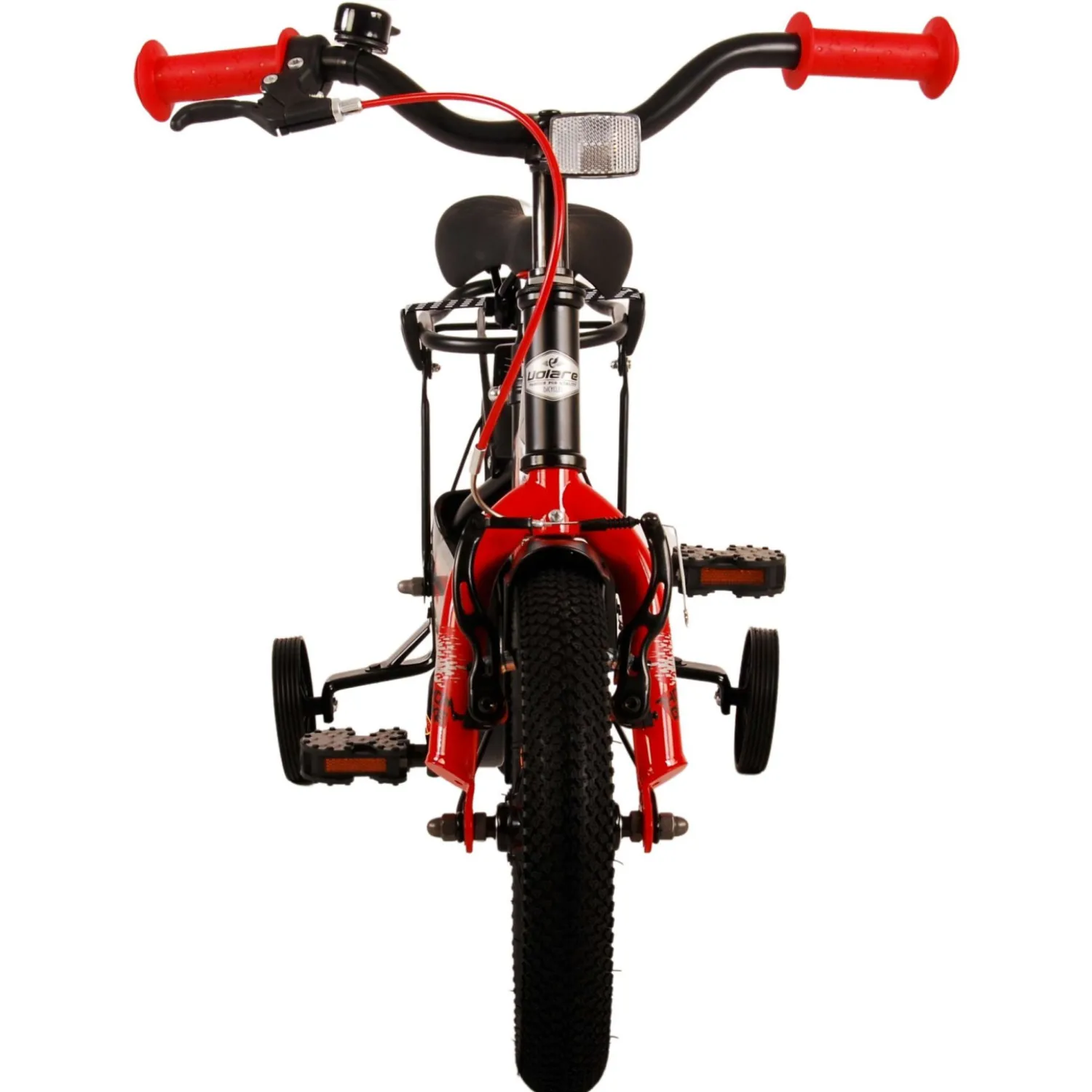 Volare Thombike Fiets - 12 inch - Zwart Rood Outlet