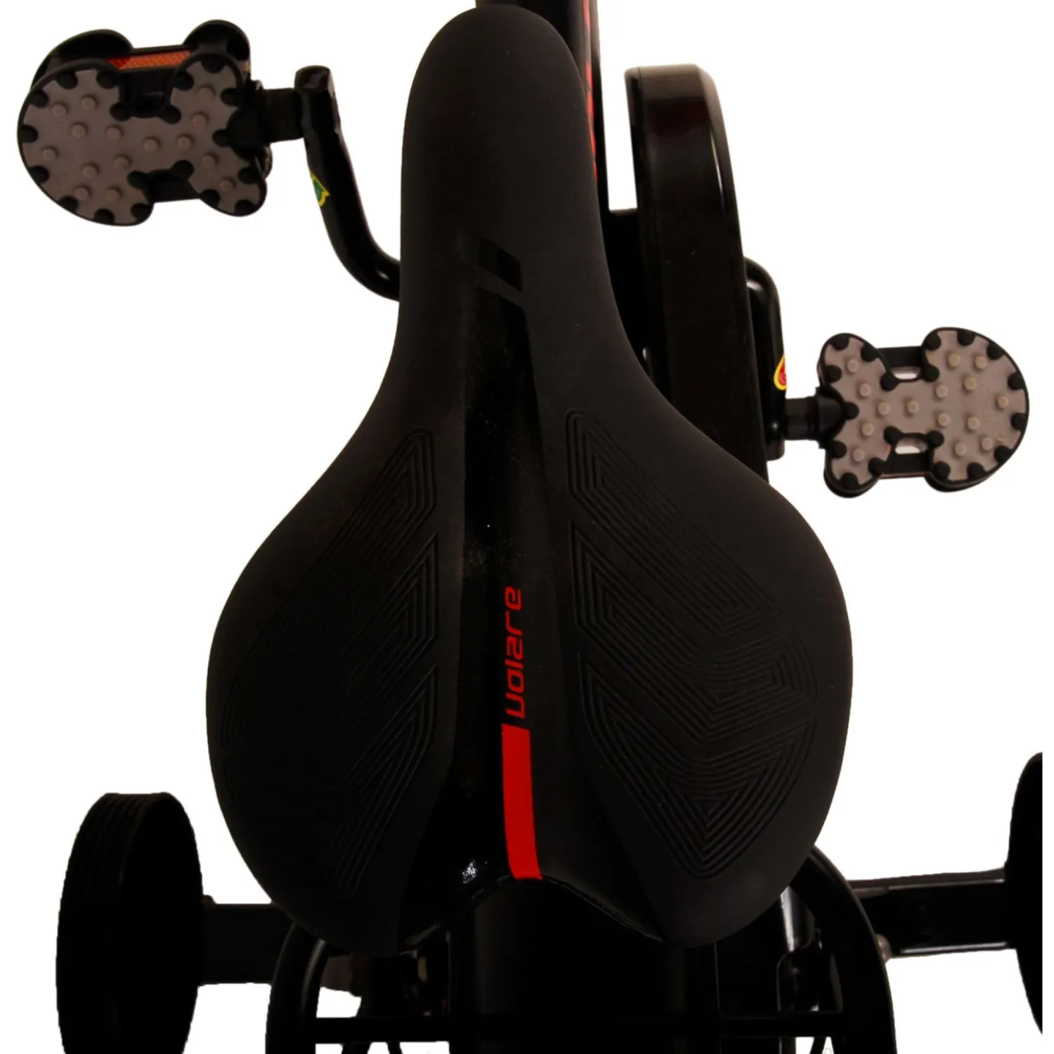 Volare Thombike Fiets - 12 inch - Zwart Rood Outlet