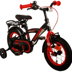 Volare Thombike Fiets - 12 inch - Zwart Rood Outlet
