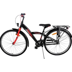 Volare Thombike Fiets - 26 inch - Zwart Rood -