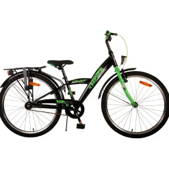 Volare Thombike Fiets - 24 inch - Zwart Groen New