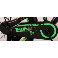 Volare Thombike Fiets - 16 inch - Zwart Groen- Online