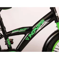 Volare Thombike Fiets - 16 inch - Zwart Groen- Online