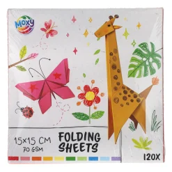 Vouwblaadjes 15x15cm, 120 Vellen 10 Kleuren>Creative Craft Group Online