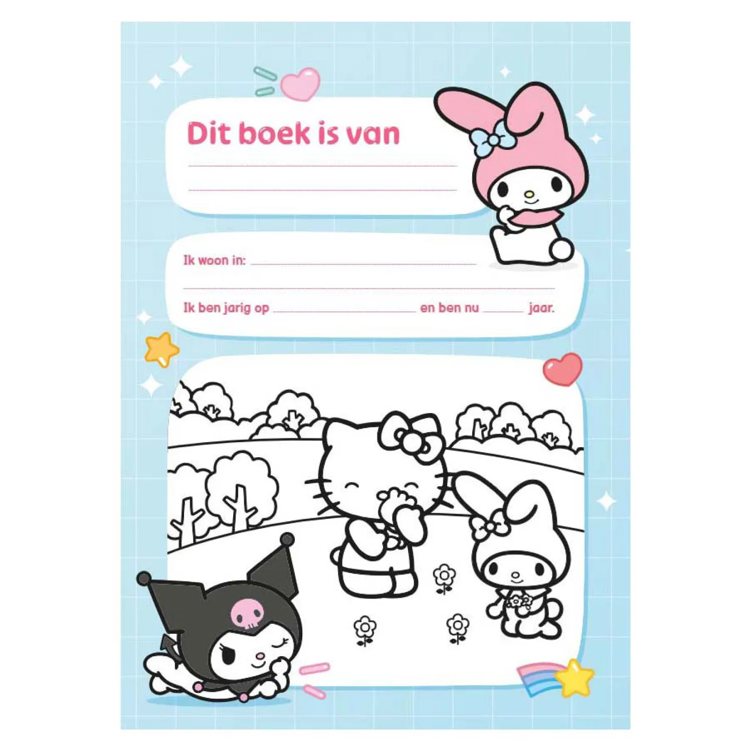 Vriendenboek Hello Kitty>Deltas New