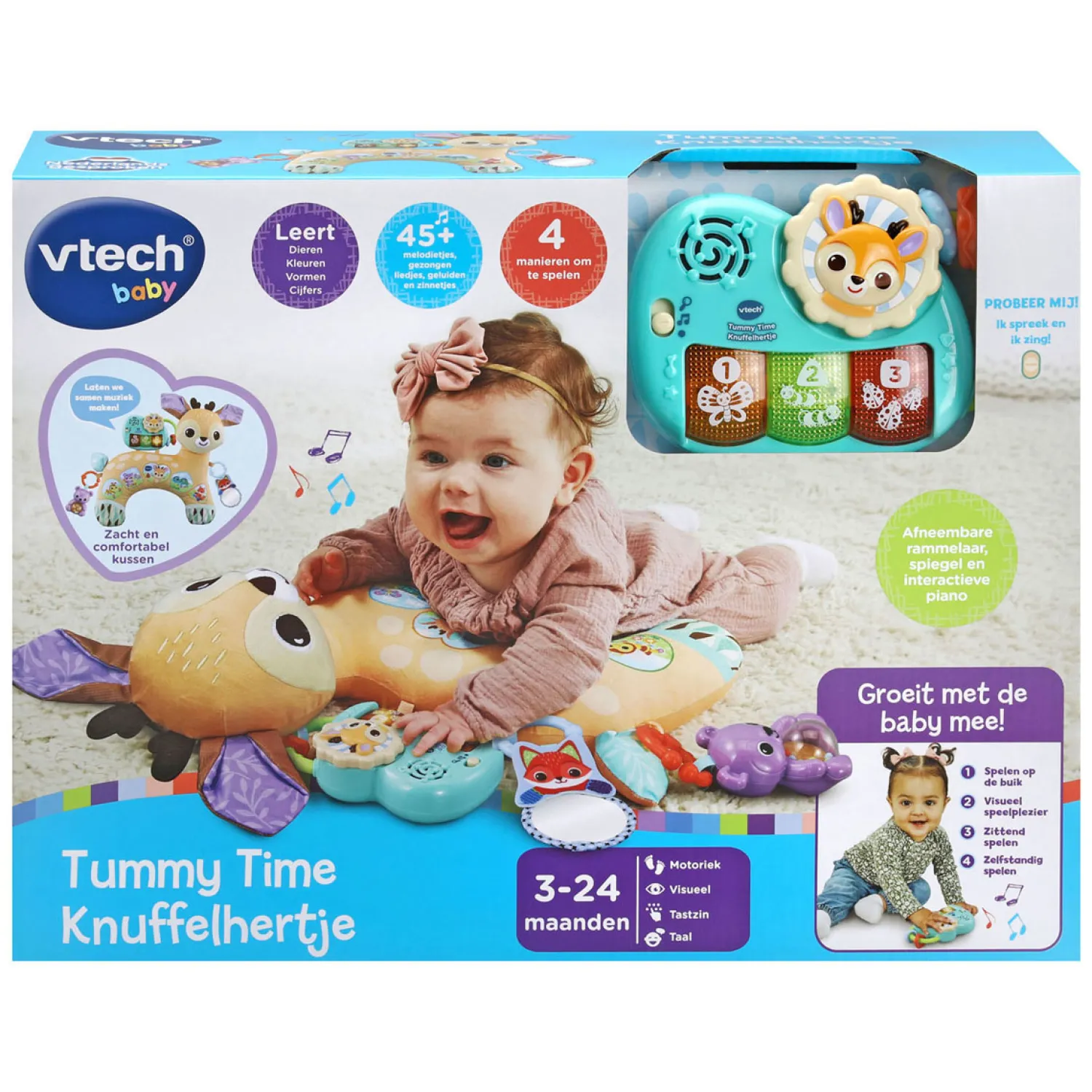 Dierenvriendjes Tummy Time Knuffelhertje-VTech Hot