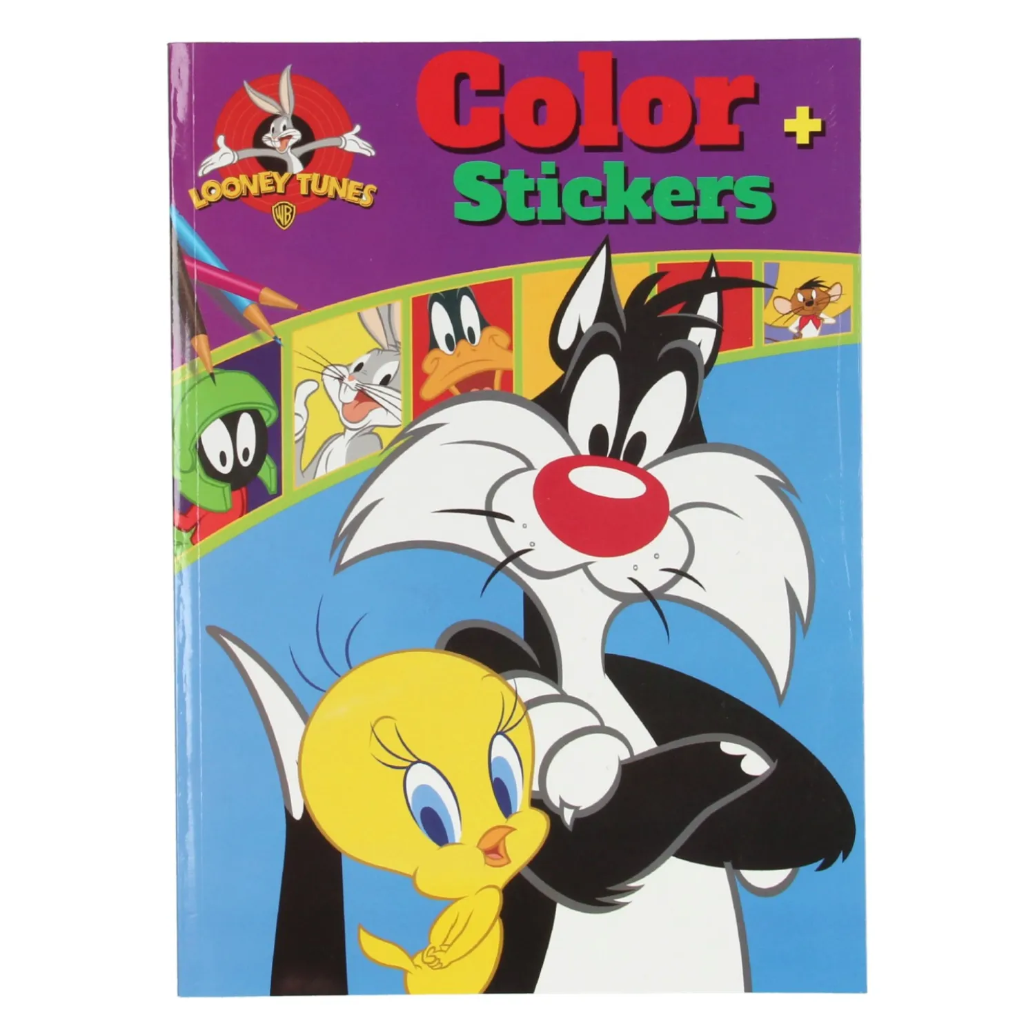Boek Specials Nederland BV Warner Bros Color Kleurboek Looney Tunes met Stickers Clearance
