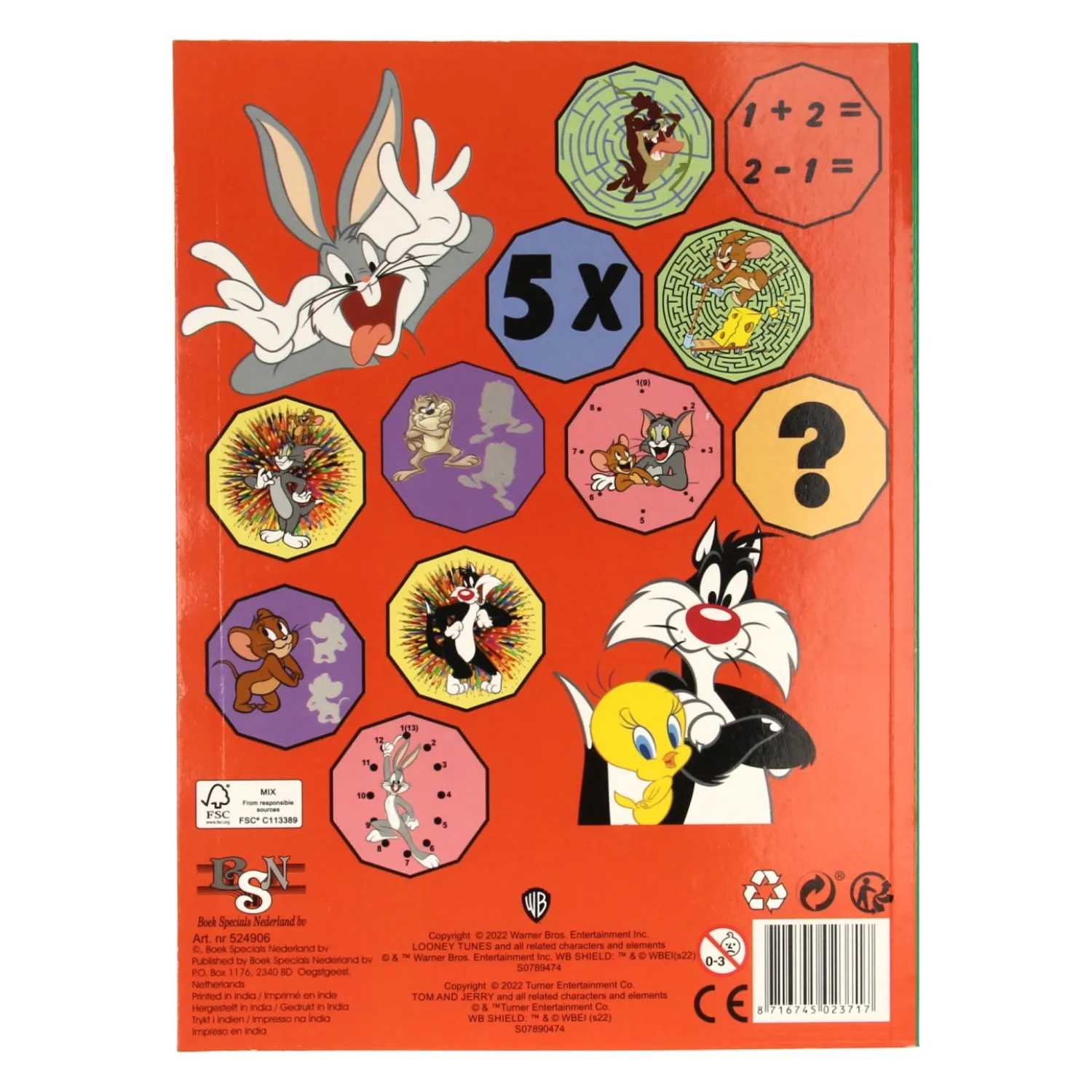 Warner Bros Fun & Color Kleurboek-Boek Specials Nederland BV Clearance