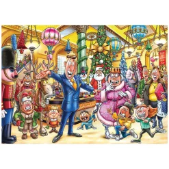 Wasgij Christmas 21 Legpuzzel - Een Feestelijke Make-Over! - 2x1000st.-Jumbo Clearance