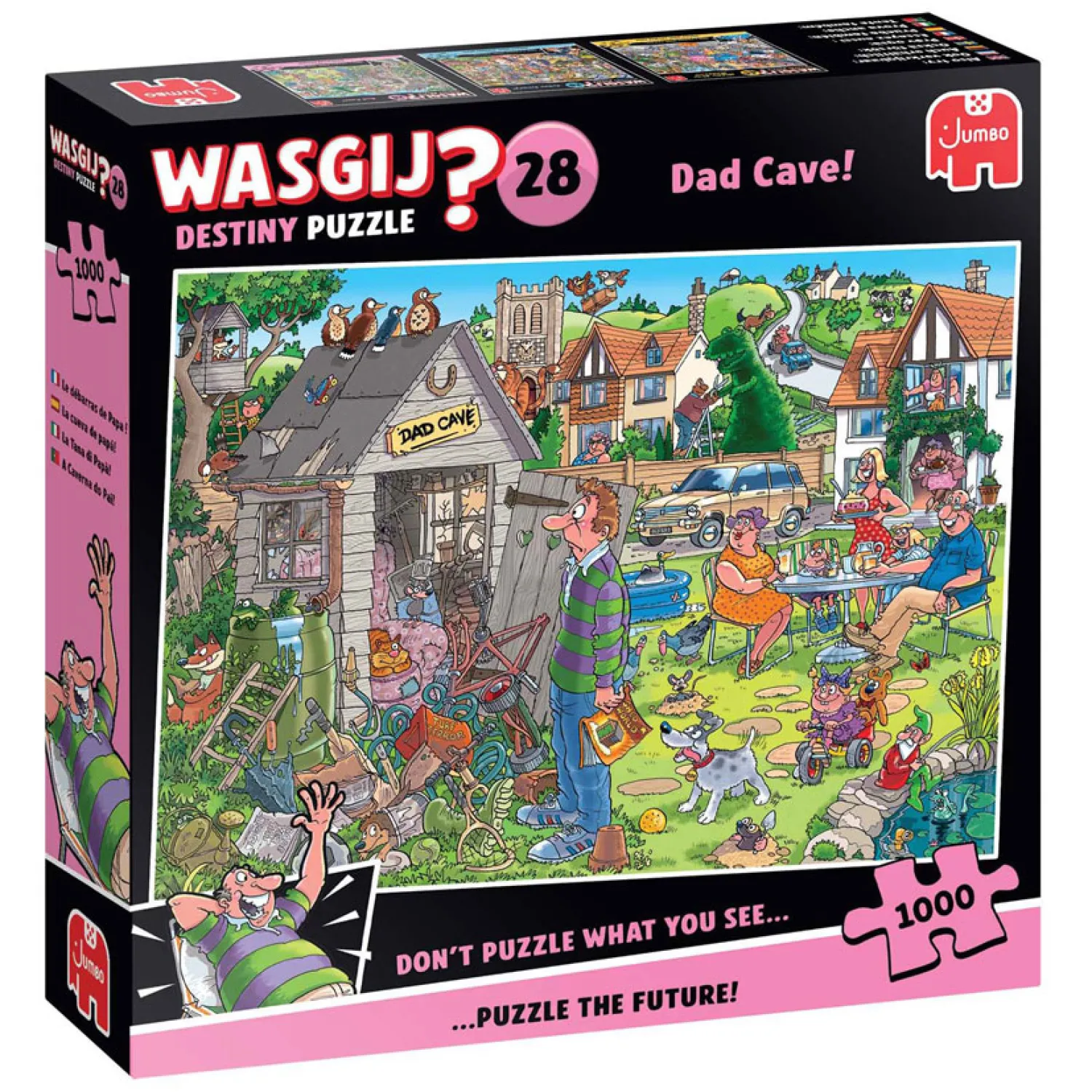 Wasgij Destiny 28 Legpuzzel - De Mancave van Pa, 1000st.> Discount