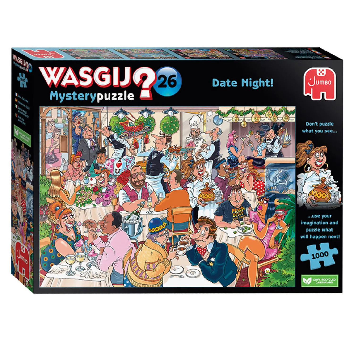 Jumbo Wasgij Mystery 26 Legpuzzel - Date Night!, 1000st.