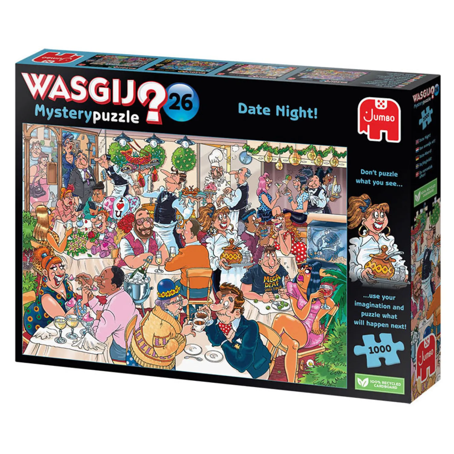 Jumbo Wasgij Mystery 26 Legpuzzel - Date Night!, 1000st.