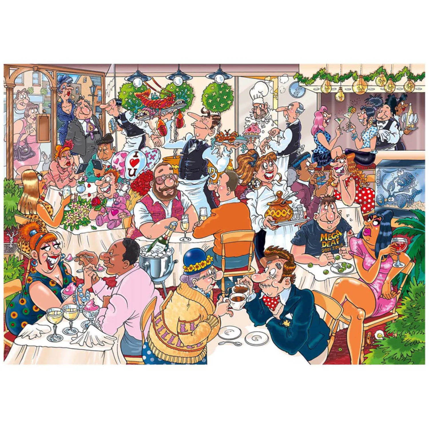 Jumbo Wasgij Mystery 26 Legpuzzel - Date Night!, 1000st. Clearance