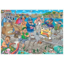 Jumbo Wasgij Original 47 Legpuzzel - De boot in! - 1000st. Discount