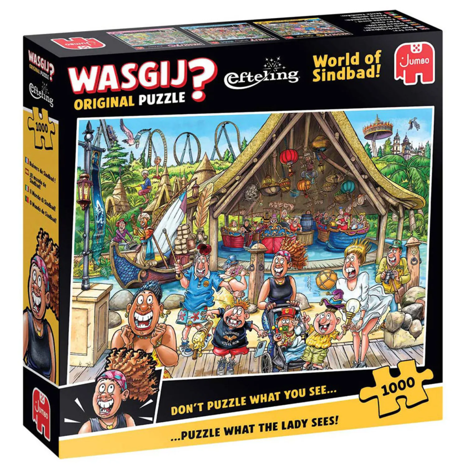 Wasgij Original Efteling Legpuzzel - De Wereld van Sindbad! - 1000st.-Jumbo Outlet