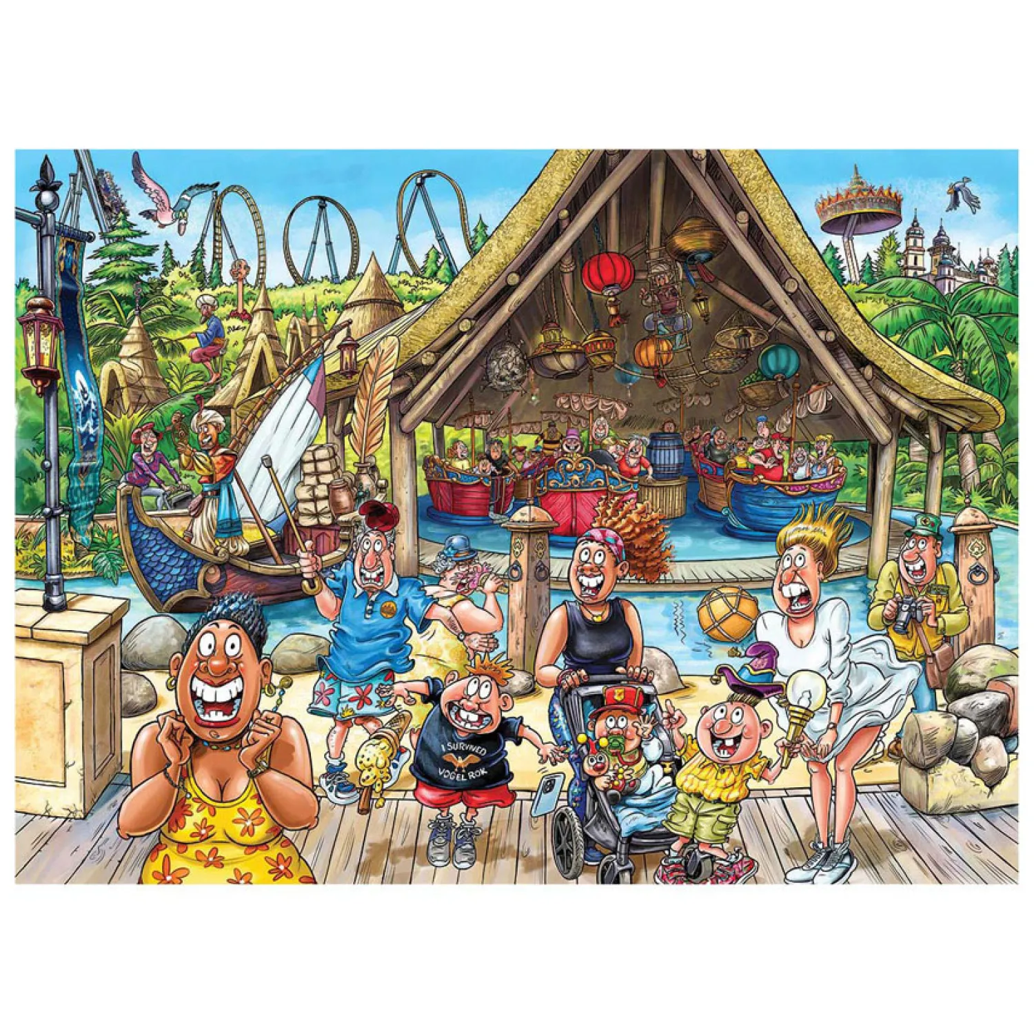 Wasgij Original Efteling Legpuzzel - De Wereld van Sindbad! - 1000st.-Jumbo Outlet