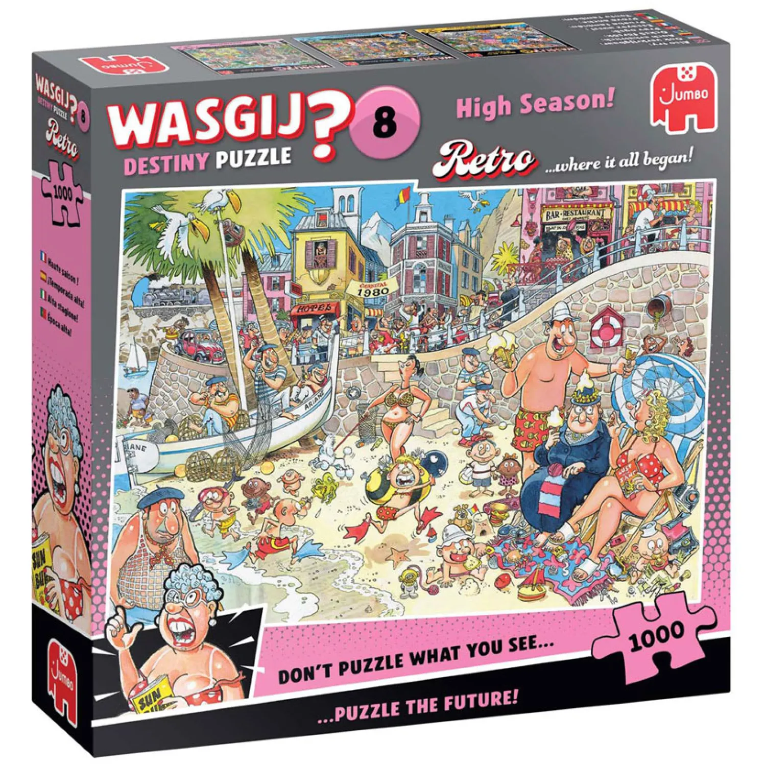 Wasgij Retro Destiny 8 Legpuzzel - Hoogseizoen!, 1000st.-Jumbo Sale