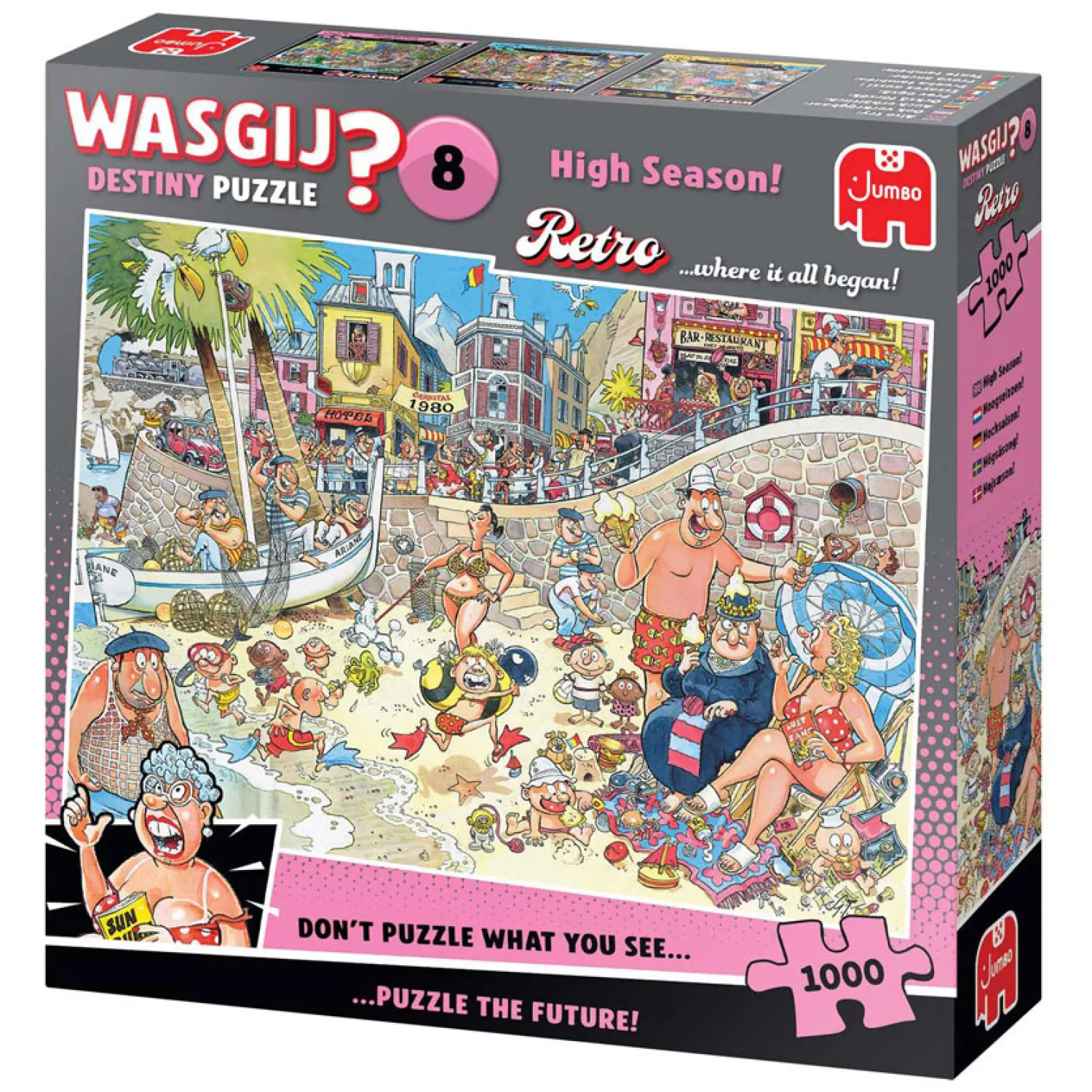 Wasgij Retro Destiny 8 Legpuzzel - Hoogseizoen!, 1000st.-Jumbo Sale