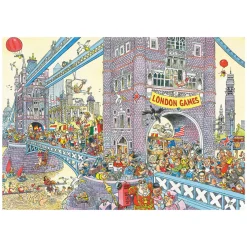 Wasgij Retro Mystery 8 Legpuzzel - De Laatste Horde!, 1000st.-Jumbo New