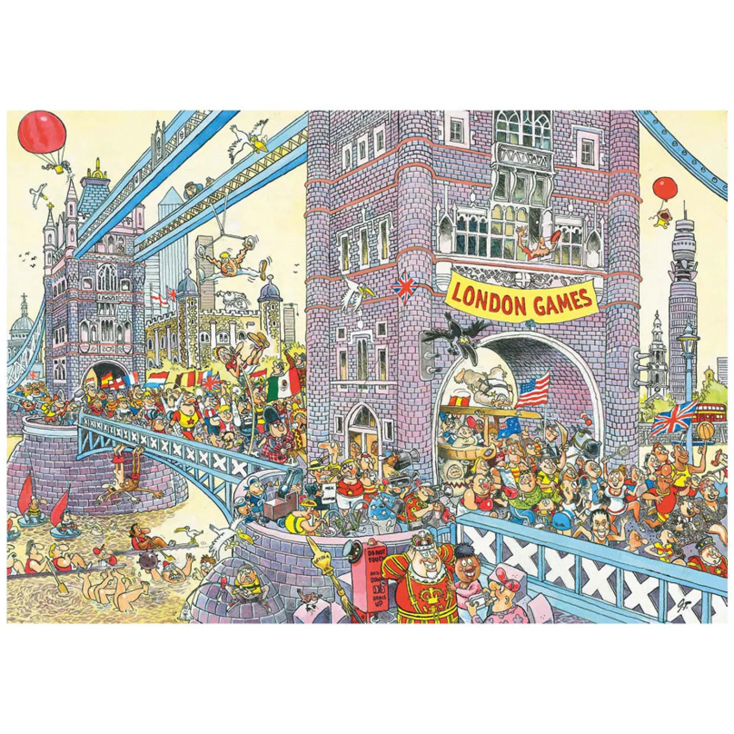 Wasgij Retro Mystery 8 Legpuzzel - De Laatste Horde!, 1000st.-Jumbo New