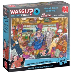 Wasgij Retro Mystery 9 Legpuzzel - De Grotere Treinroof, 1000st.>Jumbo Best